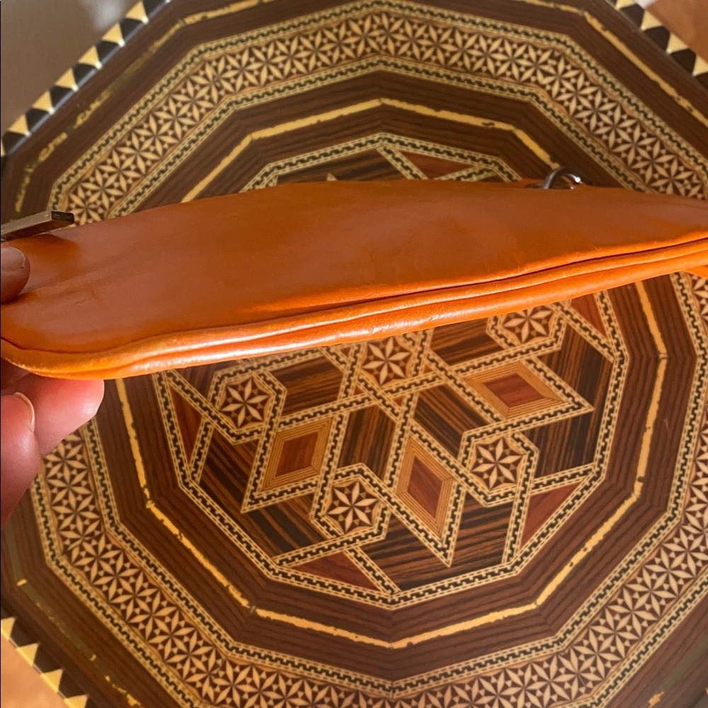 HOBO The Original women's clutch Evening clutch Orange leather - Picture 9 of 11